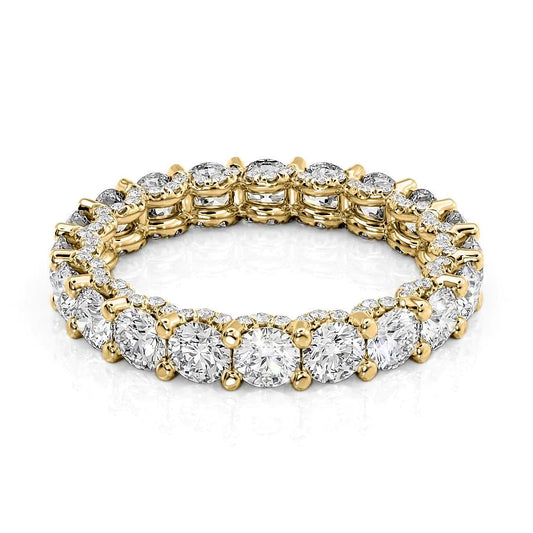 2.8ct Imelda Round Cut Moissanite Ring - Gold