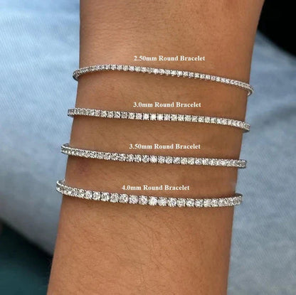3.5mm Classic Tennis Bracelet For Women La Stella Jewels