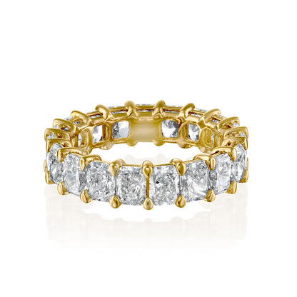 4.5ct Isidora Round Cut Moissanite Ring - Gold