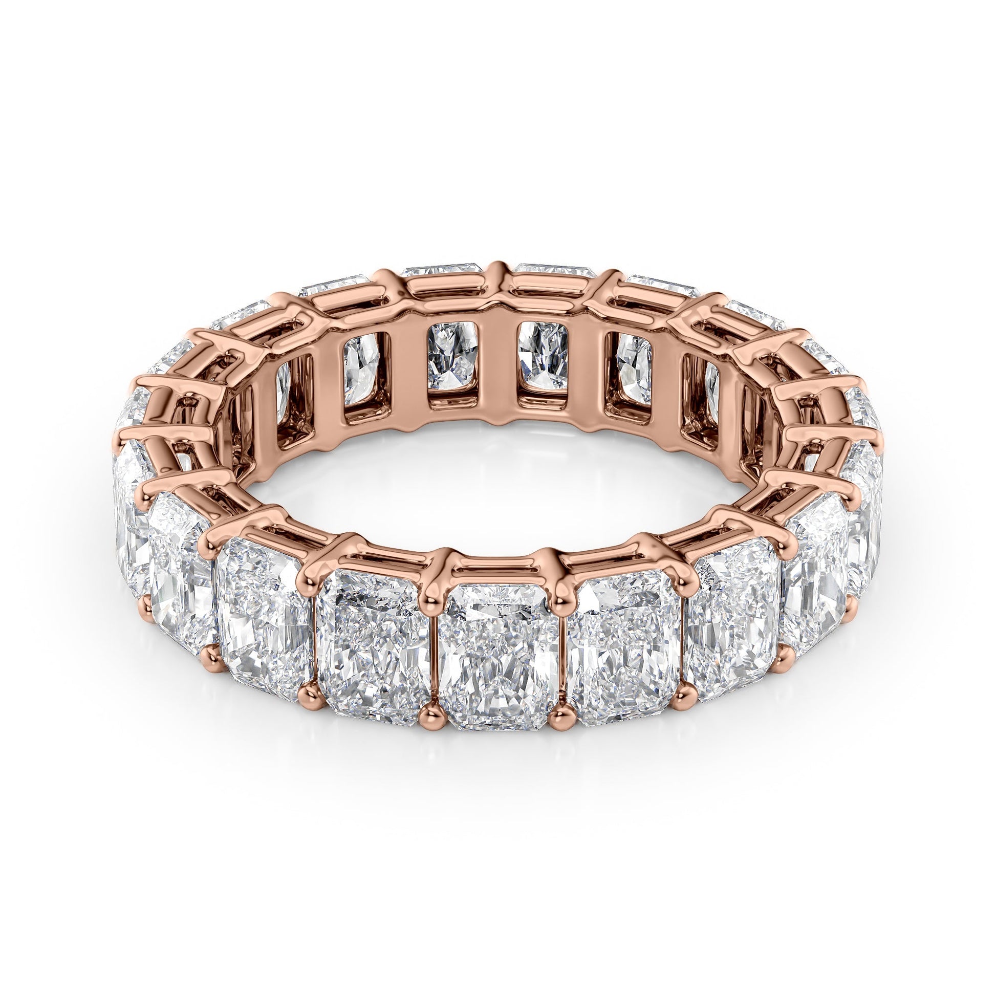 6ct Maricela Round Cut Moissanite Ring - Rose Gold