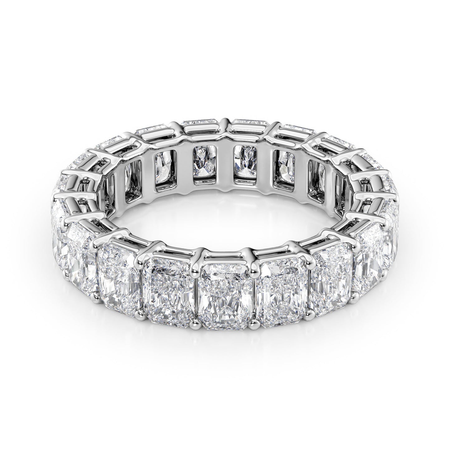 6ct Maricela Round Cut Moissanite Ring - Silver