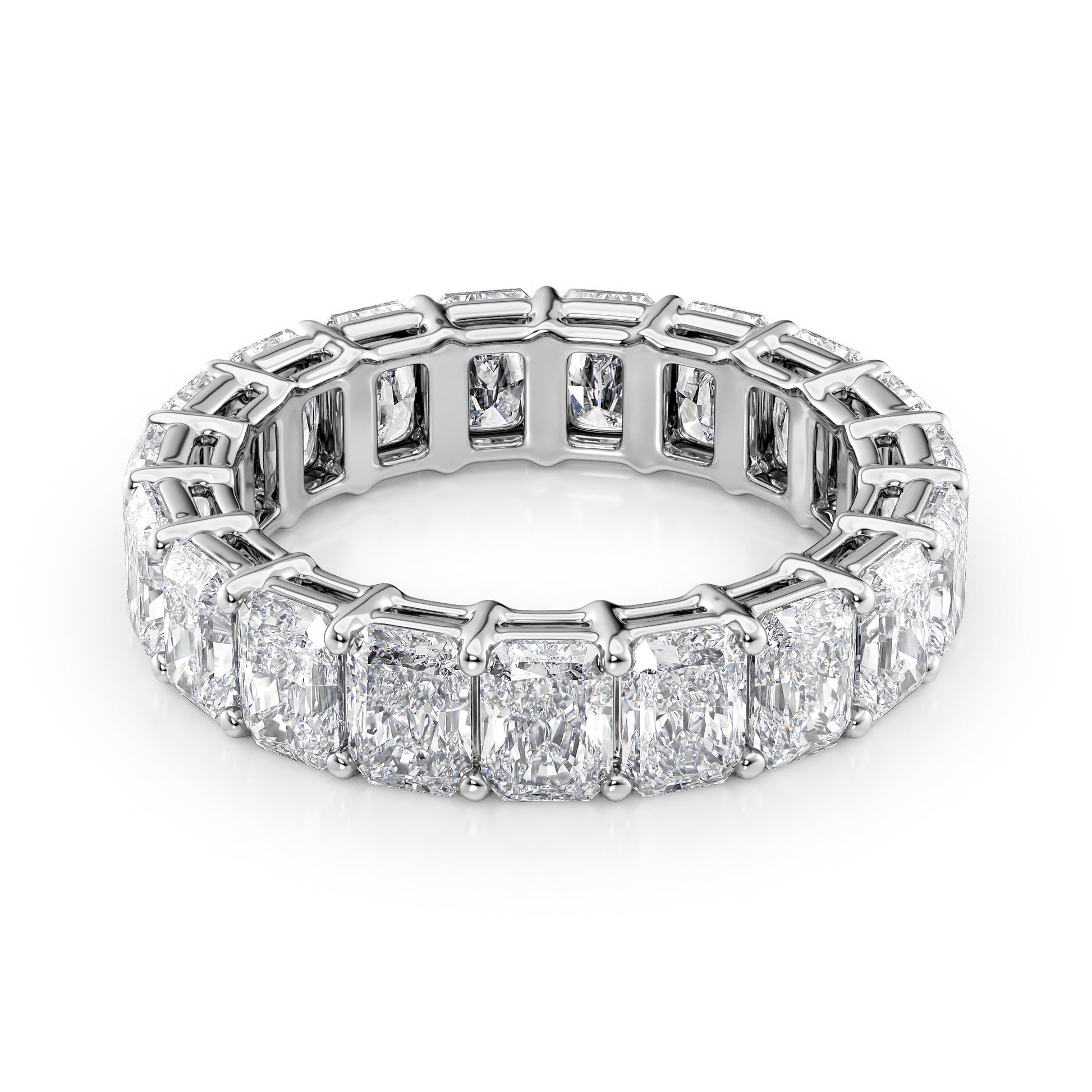 6ct Maricela Round Cut Moissanite Ring - Silver