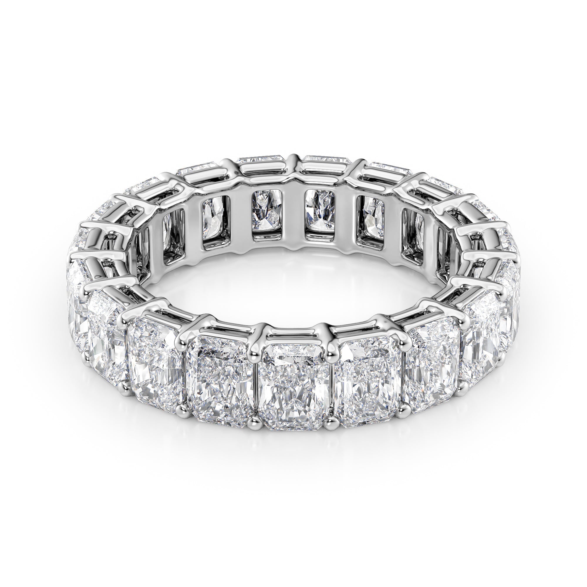 6ct Maricela Round Cut Moissanite Ring - Silver