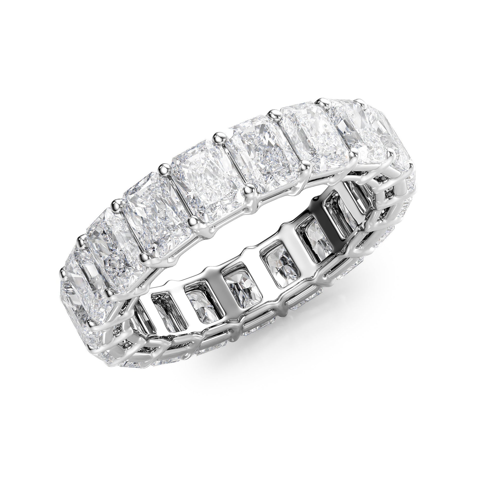 6ct Maricela Round Cut Moissanite Ring - Silver