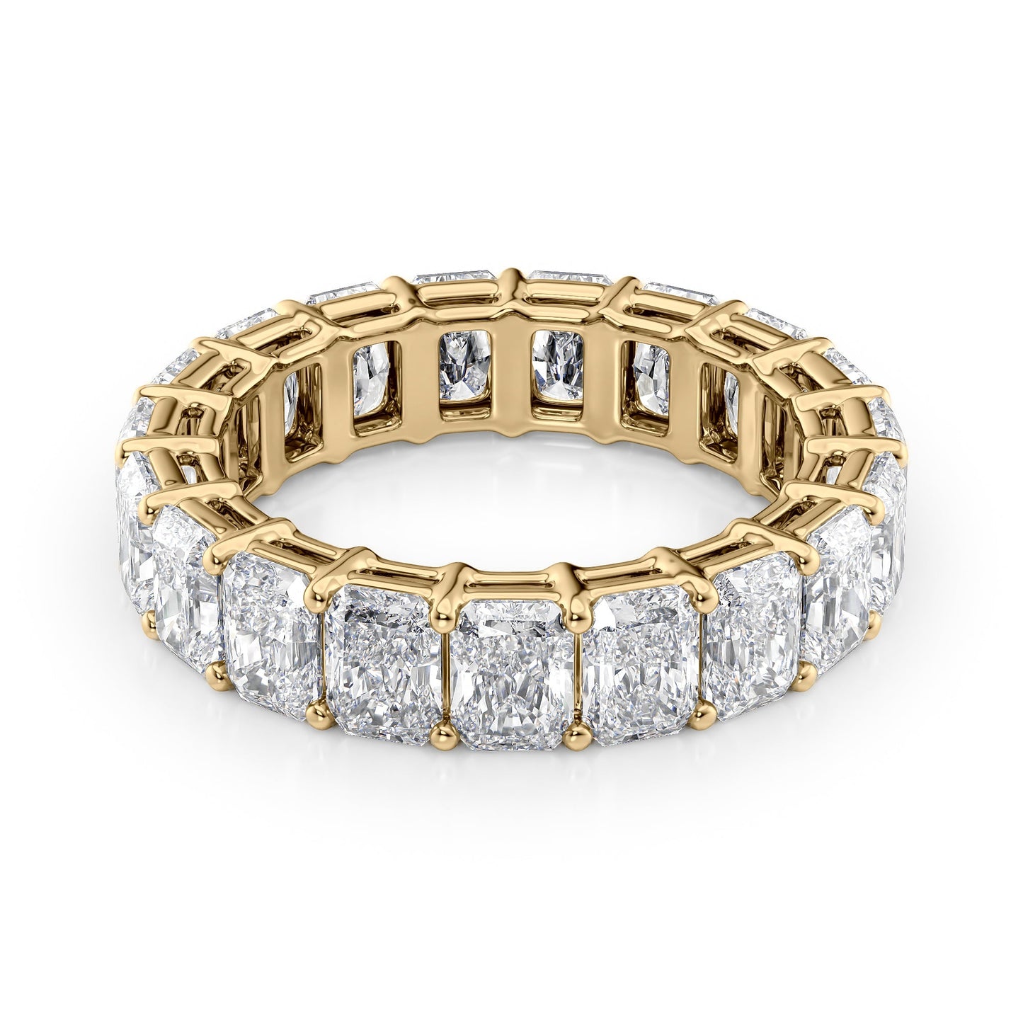 6ct Maricela Round Cut Moissanite Ring - Gold