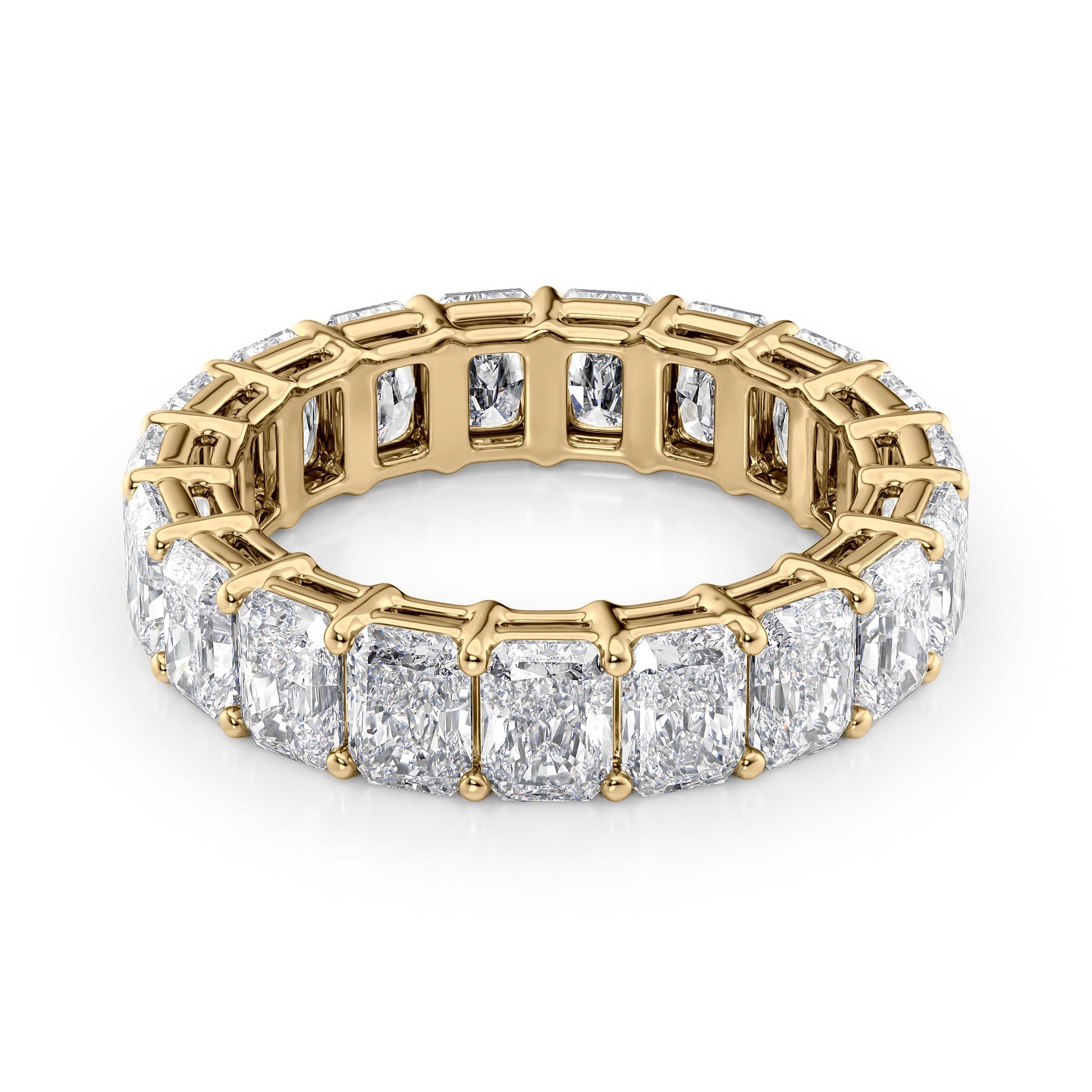 6ct Maricela Round Cut Moissanite Ring - Gold