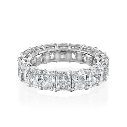 7ct Ophelia Round Cut Moissanite Ring - Silver