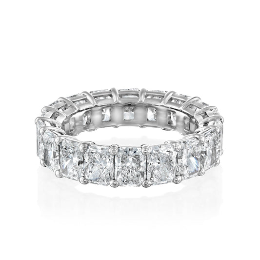 7ct Ophelia Round Cut Moissanite Ring - Silver