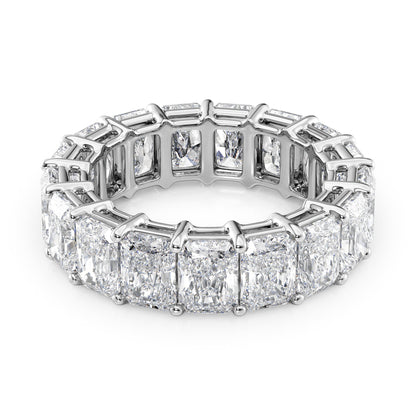 8ct Monica Round Cut Moissanite Ring - Silver