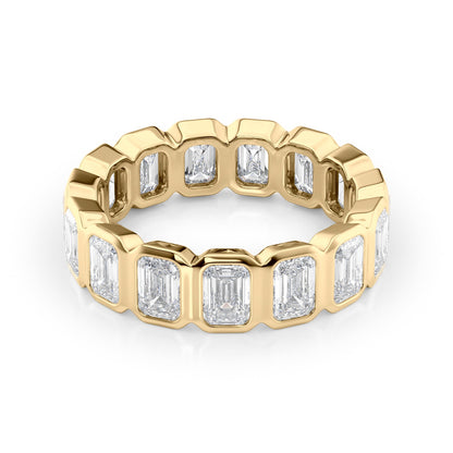 3.5ct Narina Emerald Cut Moissanite Ring - Gold