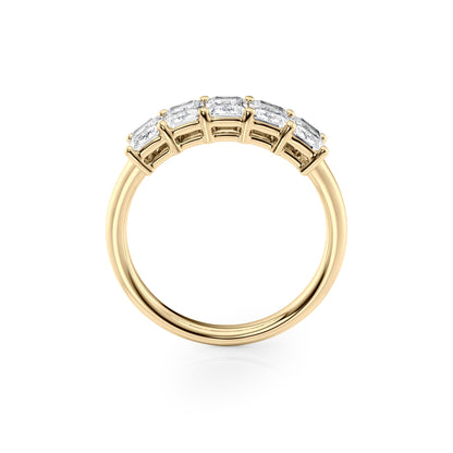 1.5ct Atira Radiant Cut Moissanite Ring - Gold