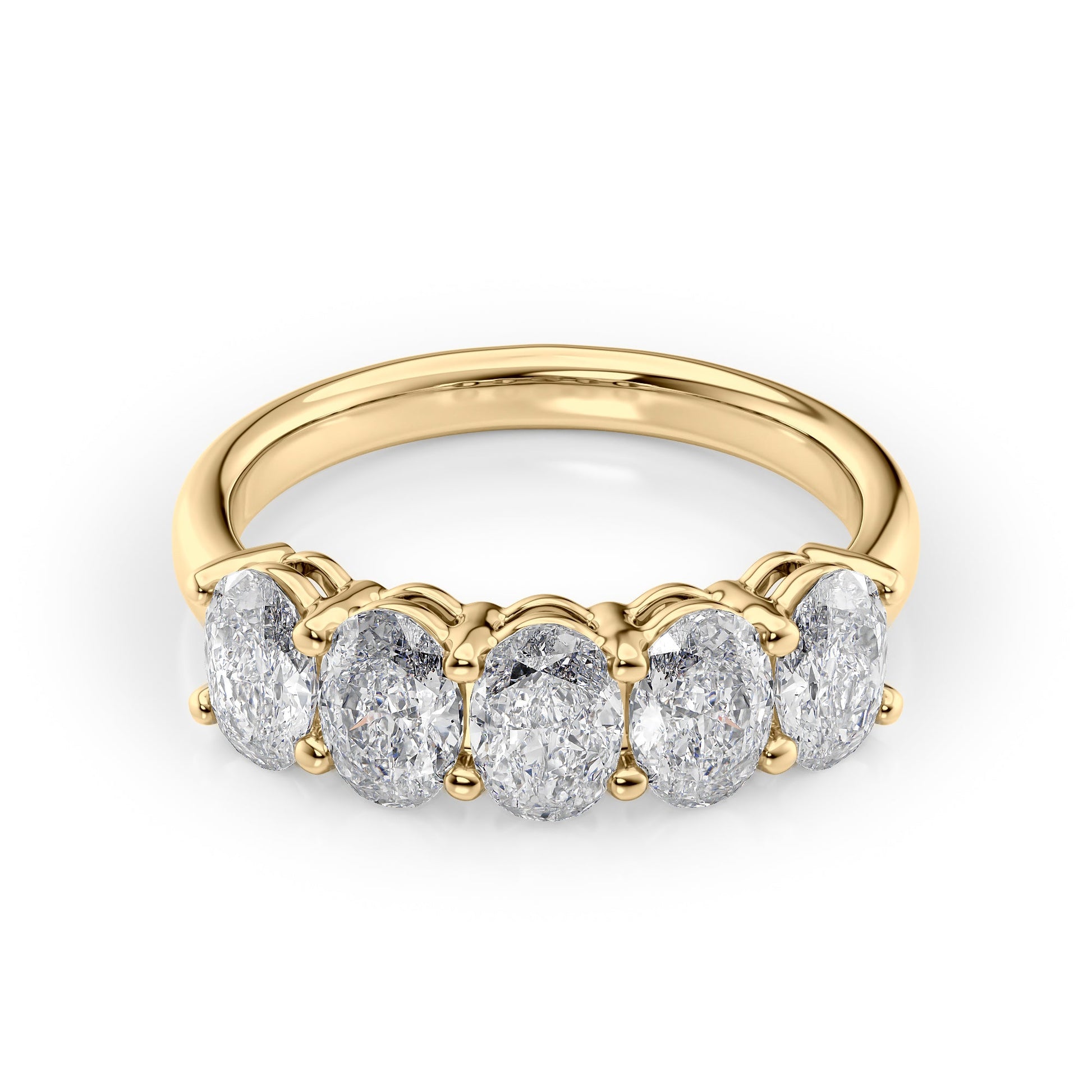 2ct Laurana Oval Cut Moissanite Ring - Gold