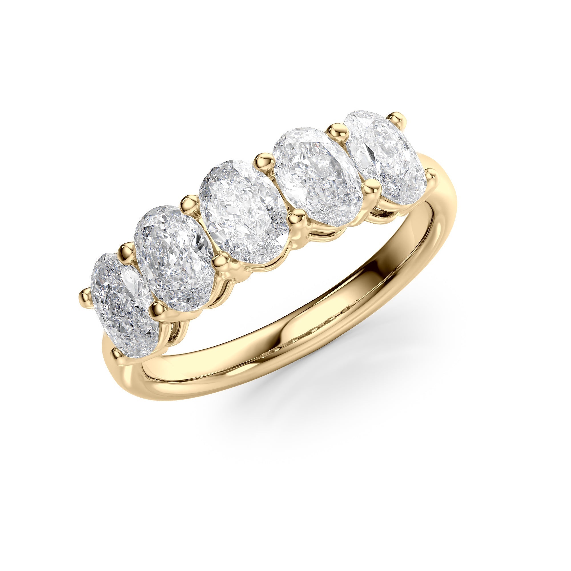 2ct Laurana Oval Cut Moissanite Ring - Gold