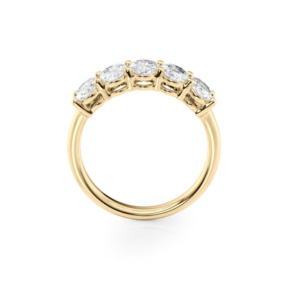 2ct Laurana Oval Cut Moissanite Ring - Gold