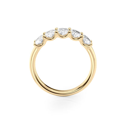 1.5ct Josefina Oval Cut Moissanite Ring - Gold
