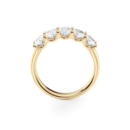 2ct Aaliya Oval Cut Moissanite Ring - Gold