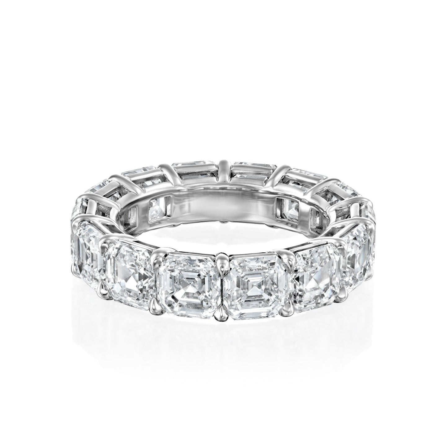 10ct Alesia Round Cut Moissanite Ring - Silver