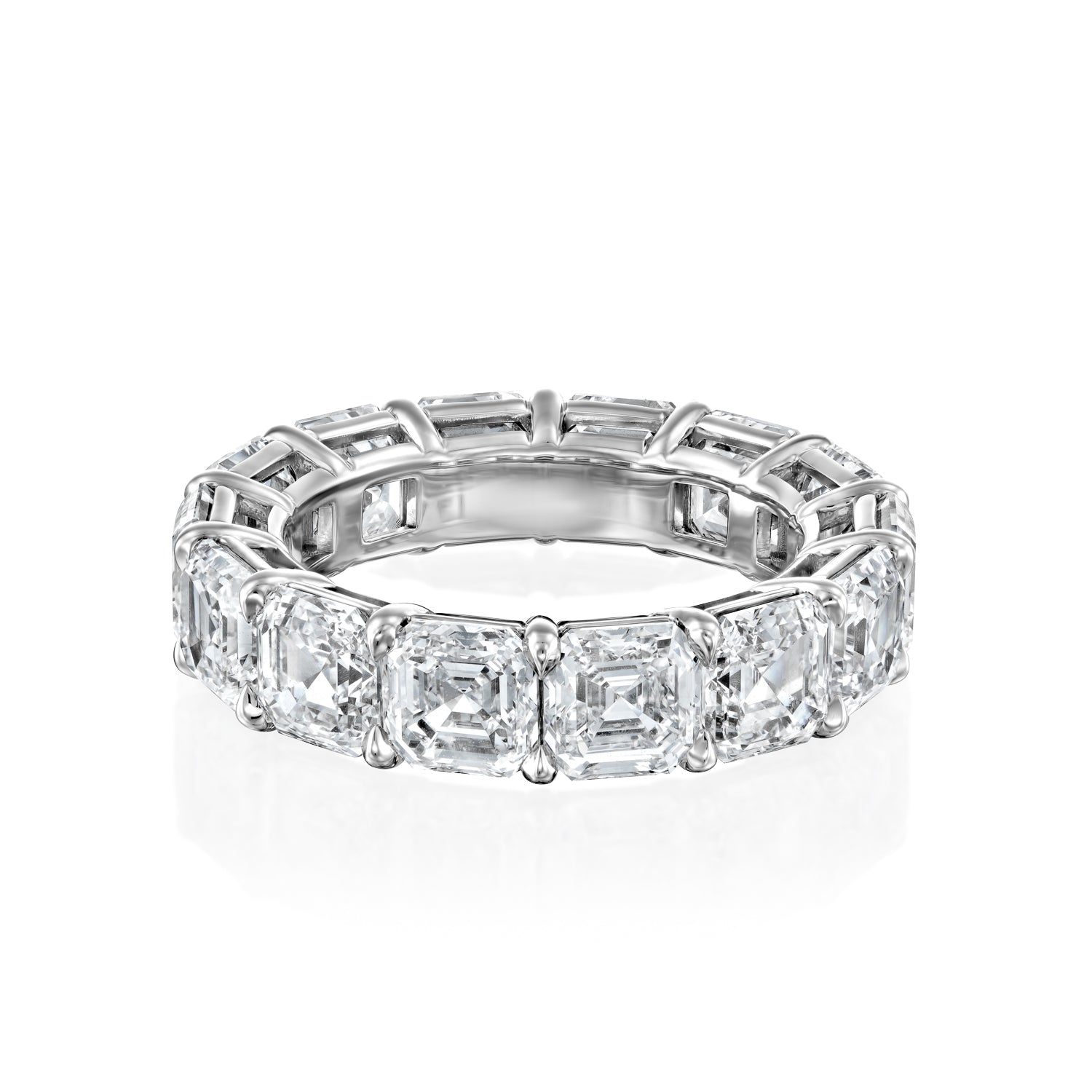 10ct Alesia Round Cut Moissanite Ring - Silver