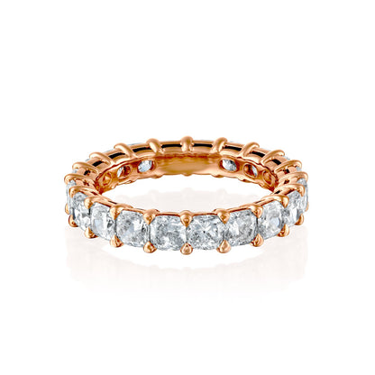 3ct Fernanda Round Cut Moissanite Ring - Rose Gold
