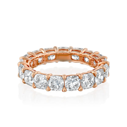 5ct Thereza Round Cut Moissanite Ring - Rose Gold