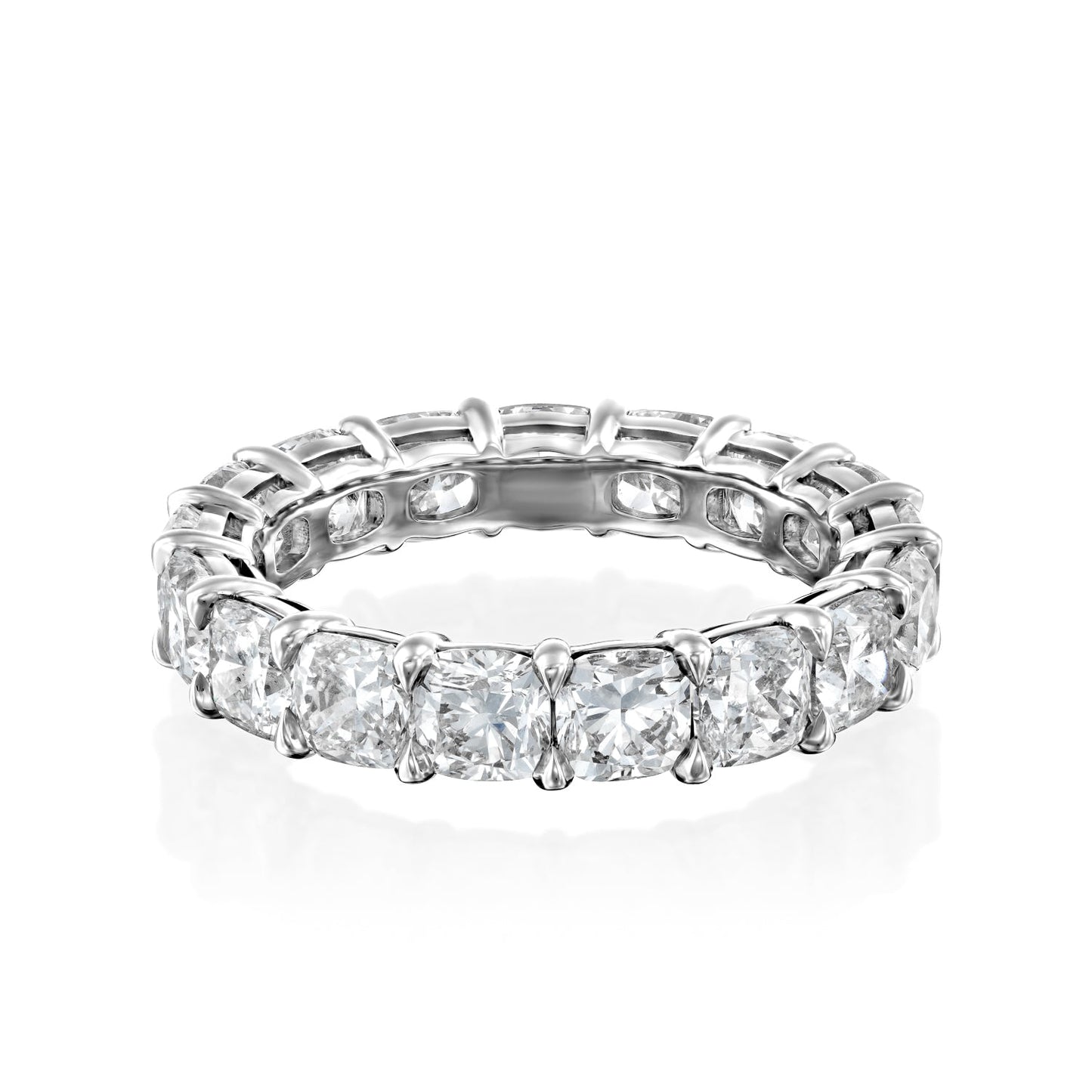 5ct Thereza Round Cut Moissanite Ring - Silver