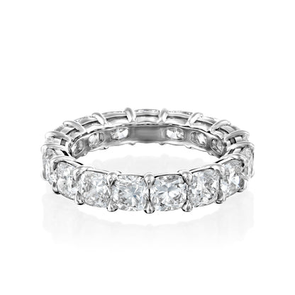 5ct Thereza Round Cut Moissanite Ring - Silver