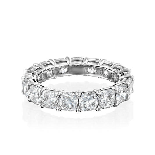 5ct Thereza Round Cut Moissanite Ring - Silver
