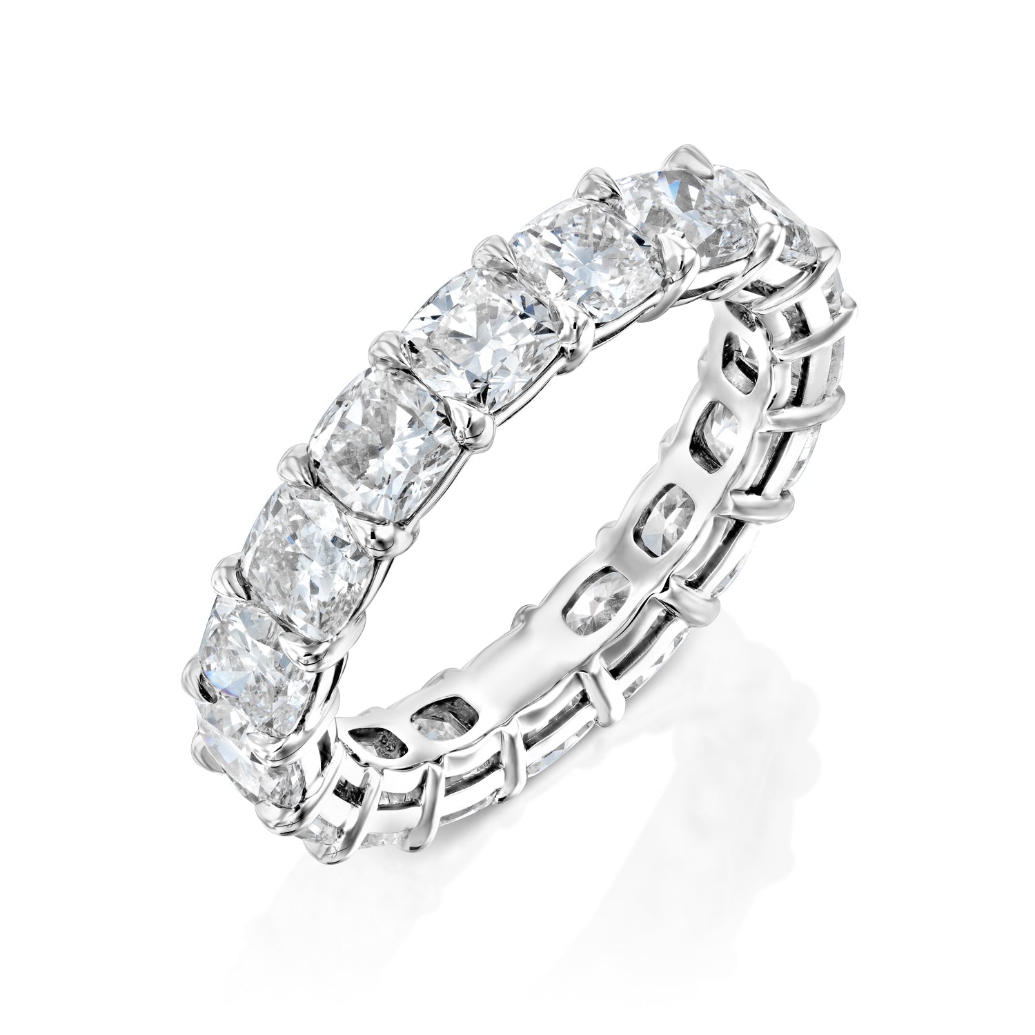 5ct Thereza Round Cut Moissanite Ring - Silver