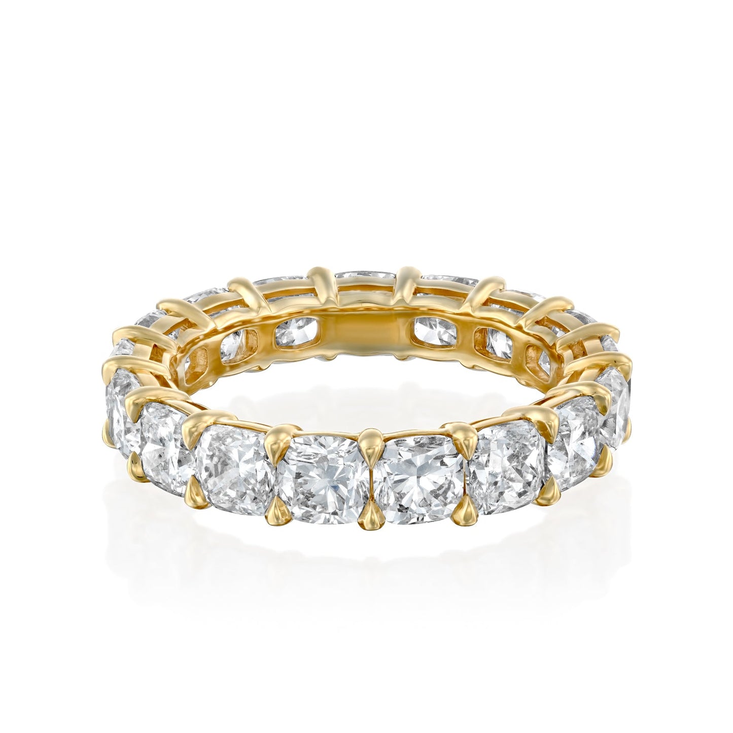 5ct Thereza Round Cut Moissanite Ring - Gold
