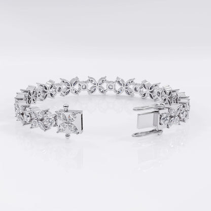 Diamond_Flower_bracelet La Stella Jewels