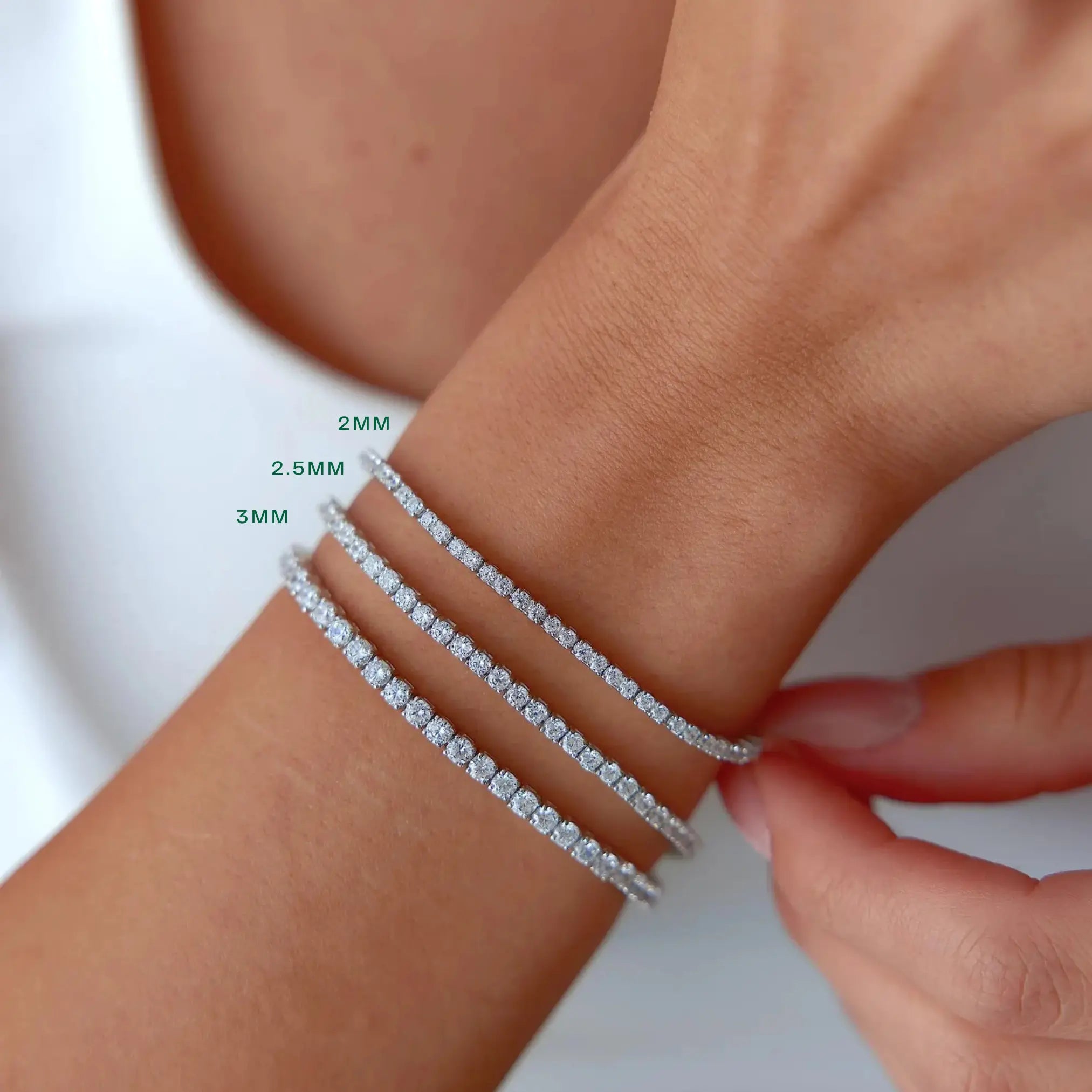 Diamond_Tennis_Bracelet_for_women_in_2mm_3mm_2.5mm La Stella Jewels