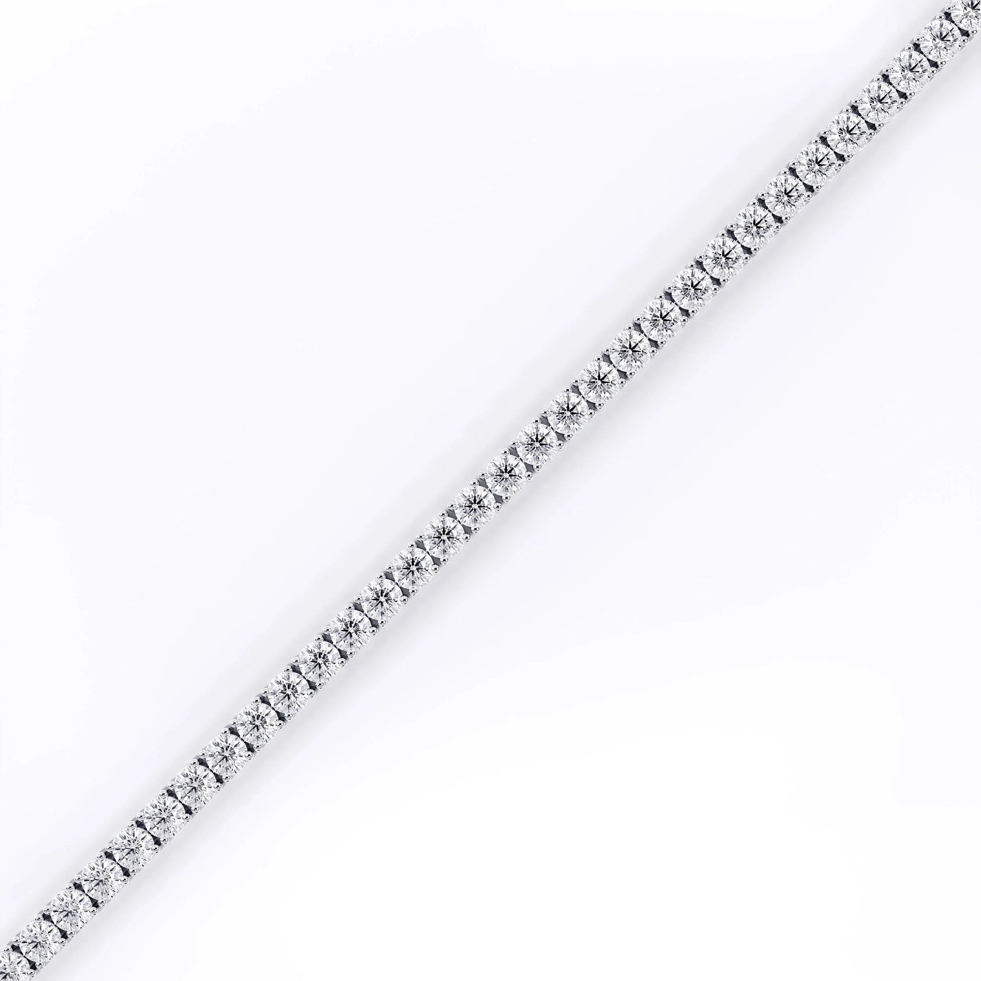 Diamond Tennis Bracelet for Women - 3mm (925 Sterling Silver) - La Stella Jewels