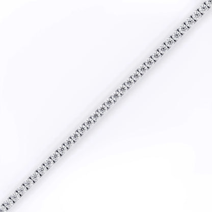 Diamond Tennis Bracelet for Women - 3mm (925 Sterling Silver) - La Stella Jewels