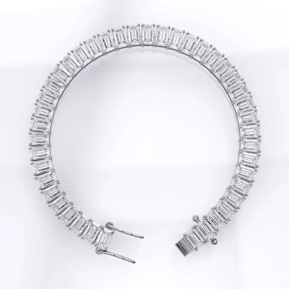 Emerald_diamond_bracelet_silver La Stella Jewels