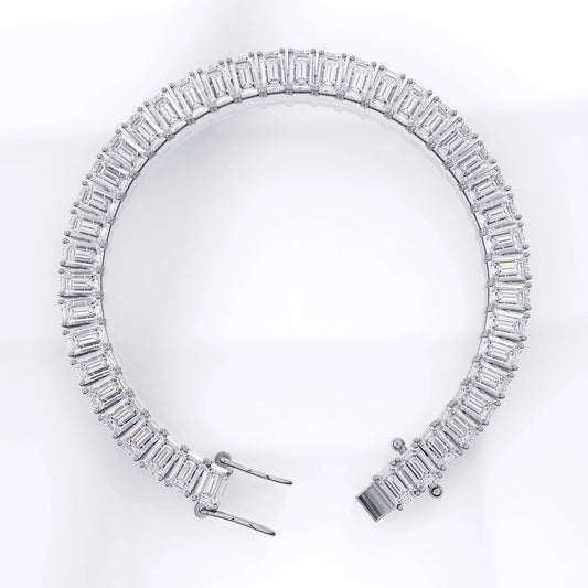 Emerald_diamond_bracelet_silver La Stella Jewels