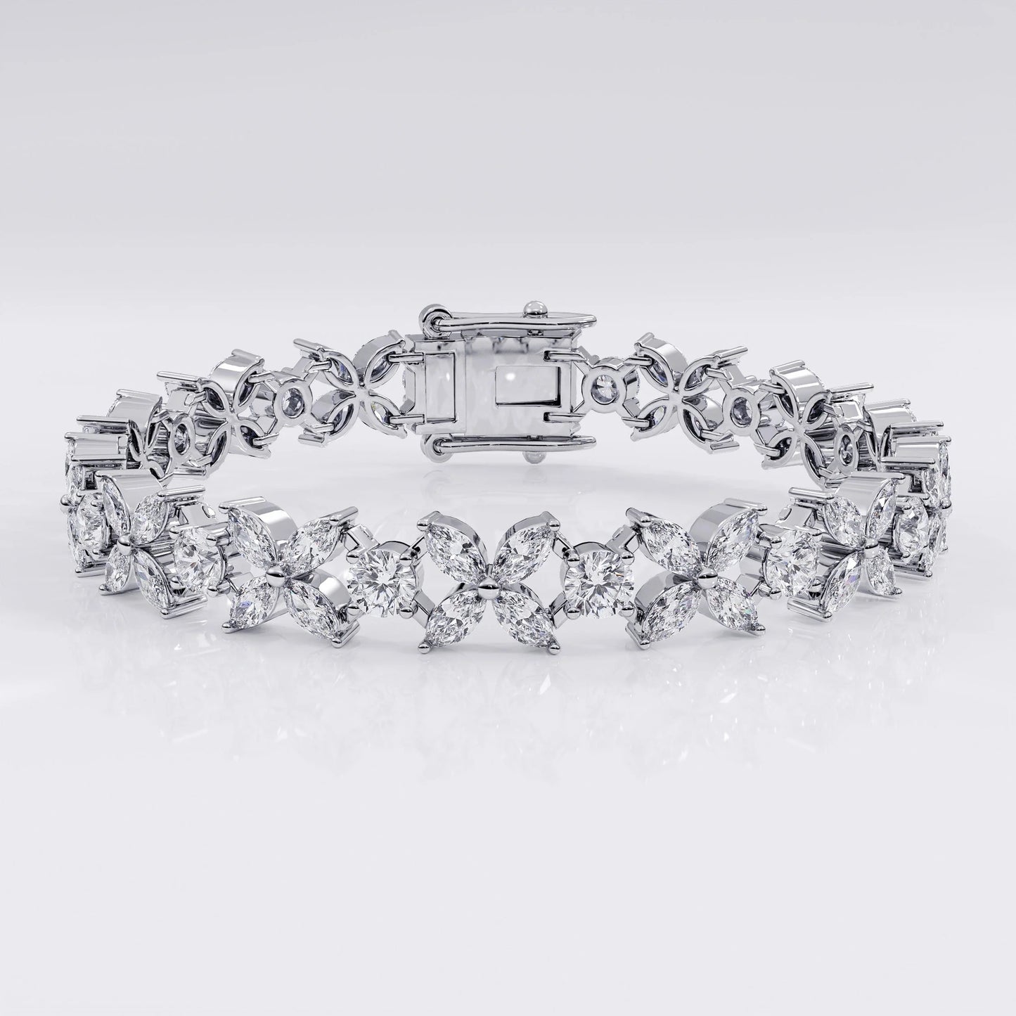 Flower_diamond_bracelet La Stella Jewels