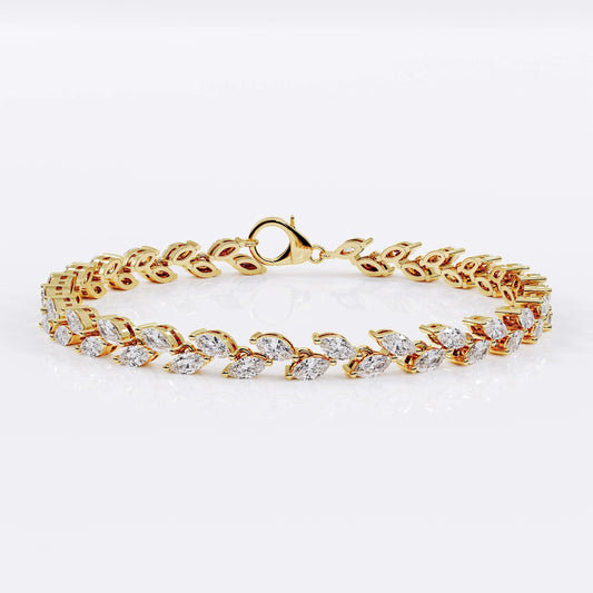 Leaf_bracelet_gold La Stella Jewels