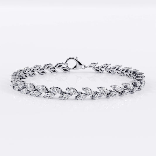 Leaf_bracelet_silver La Stella Jewels
