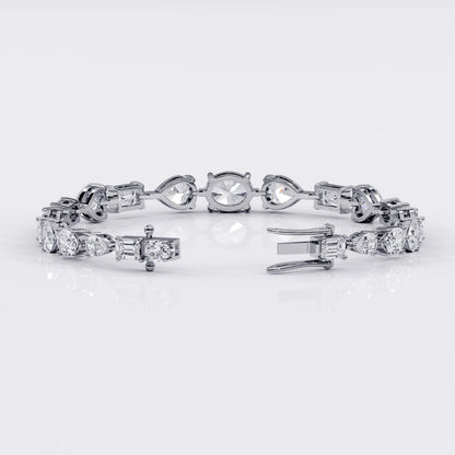 Mixed_shape_tennis_bracelet La Stella Jewels