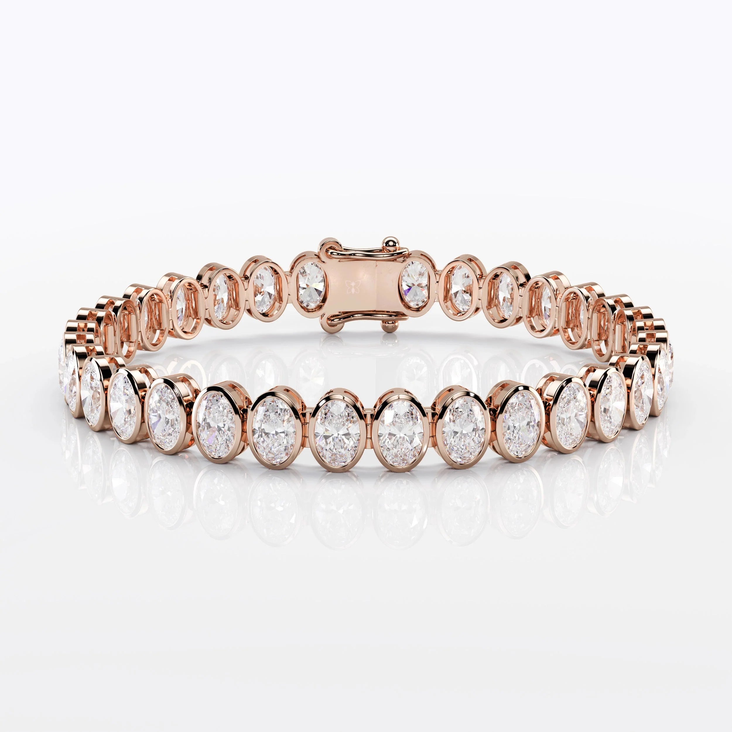 Oval Cut Diamond Tennis Bracelet For Women La Stella Jewels
