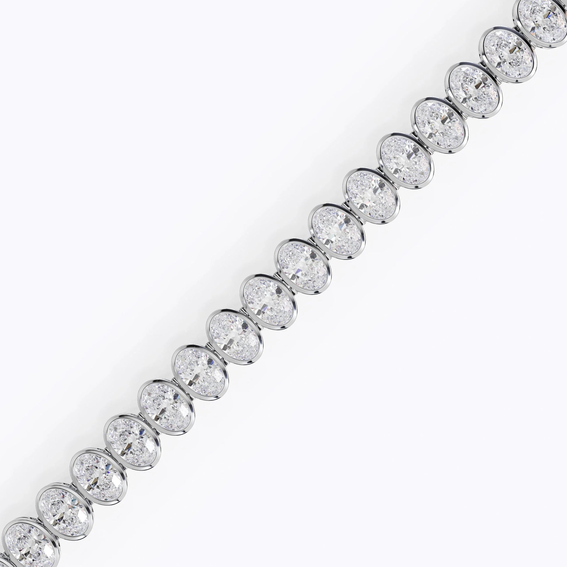 Oval Cut Diamond Tennis Bracelet For Women La Stella Jewels