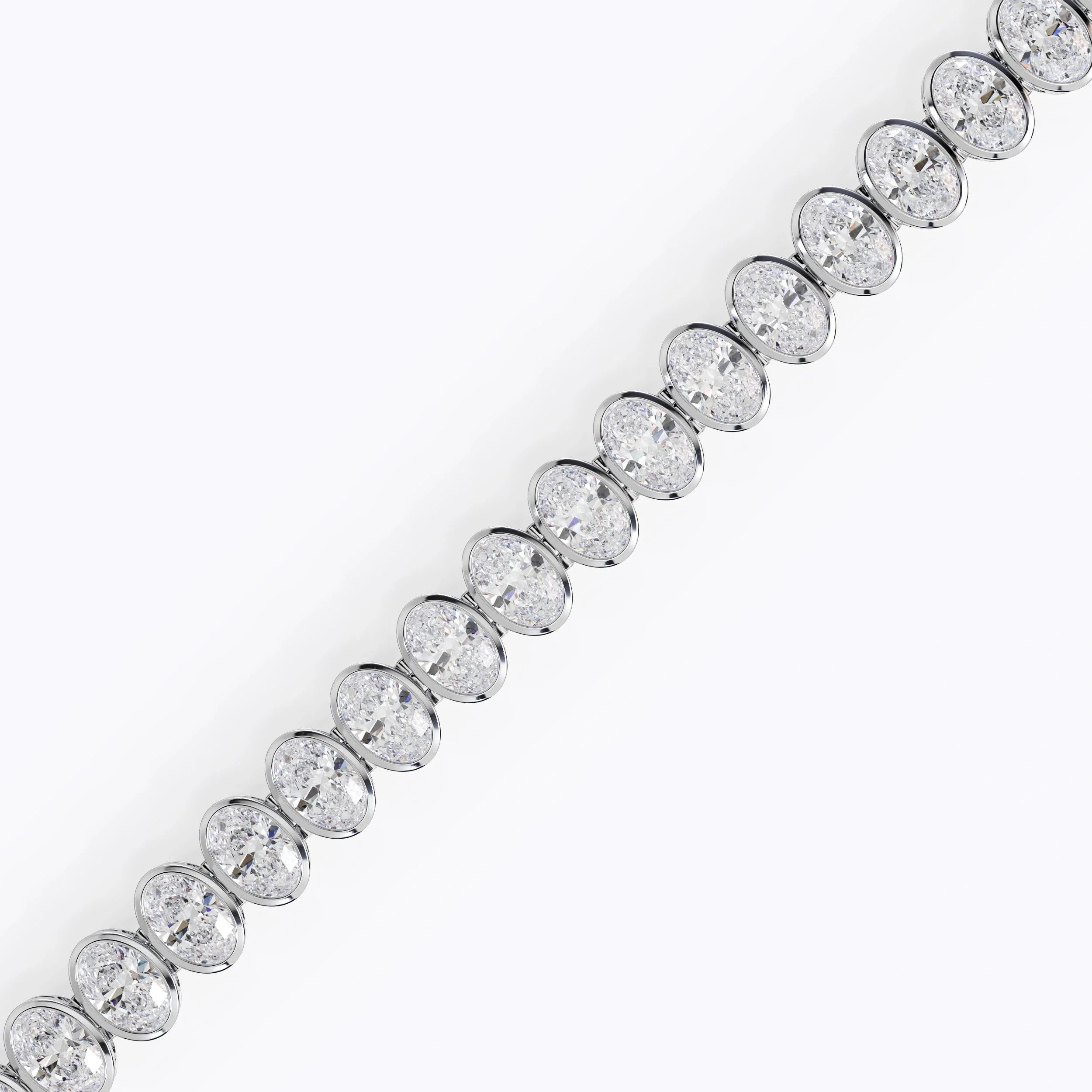 Oval Cut Diamond Tennis Bracelet For Women La Stella Jewels