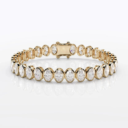 Oval Cut Diamond Tennis Bracelet For Women La Stella Jewels
