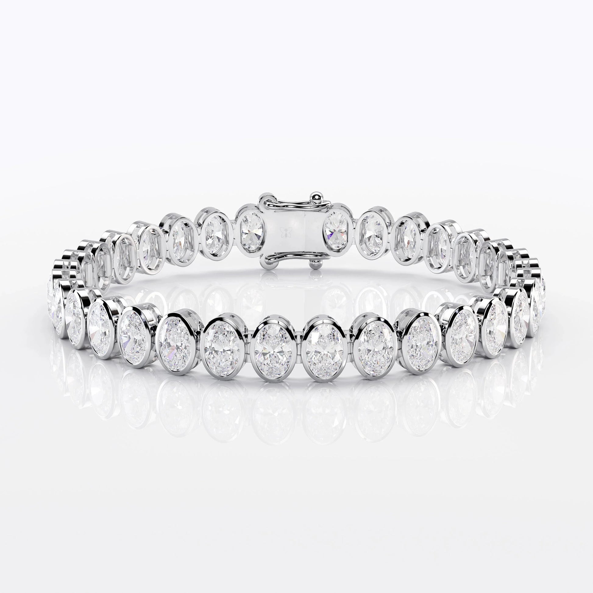 Oval Cut Diamond Tennis Bracelet For Women La Stella Jewels
