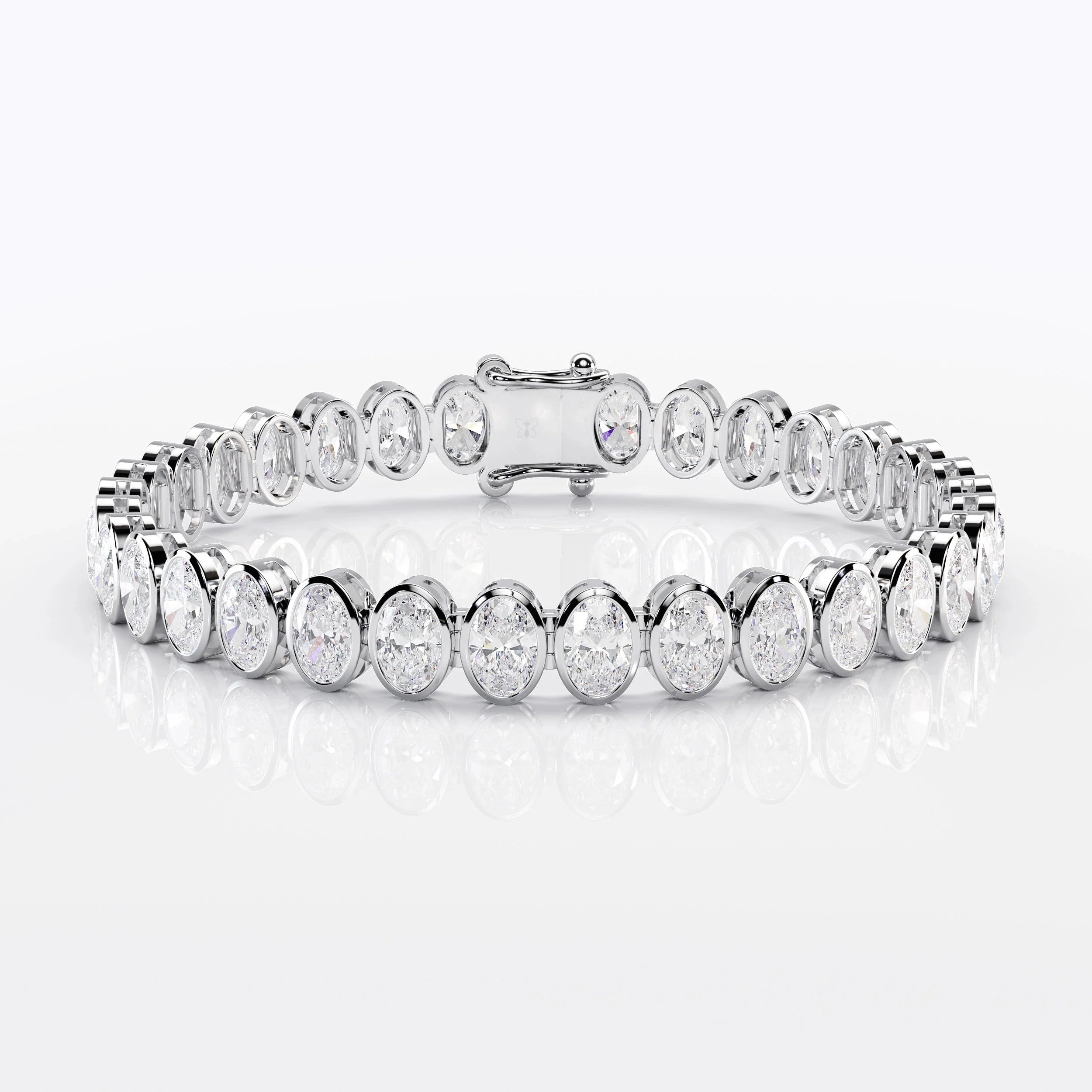 Oval Cut Diamond Tennis Bracelet For Women La Stella Jewels