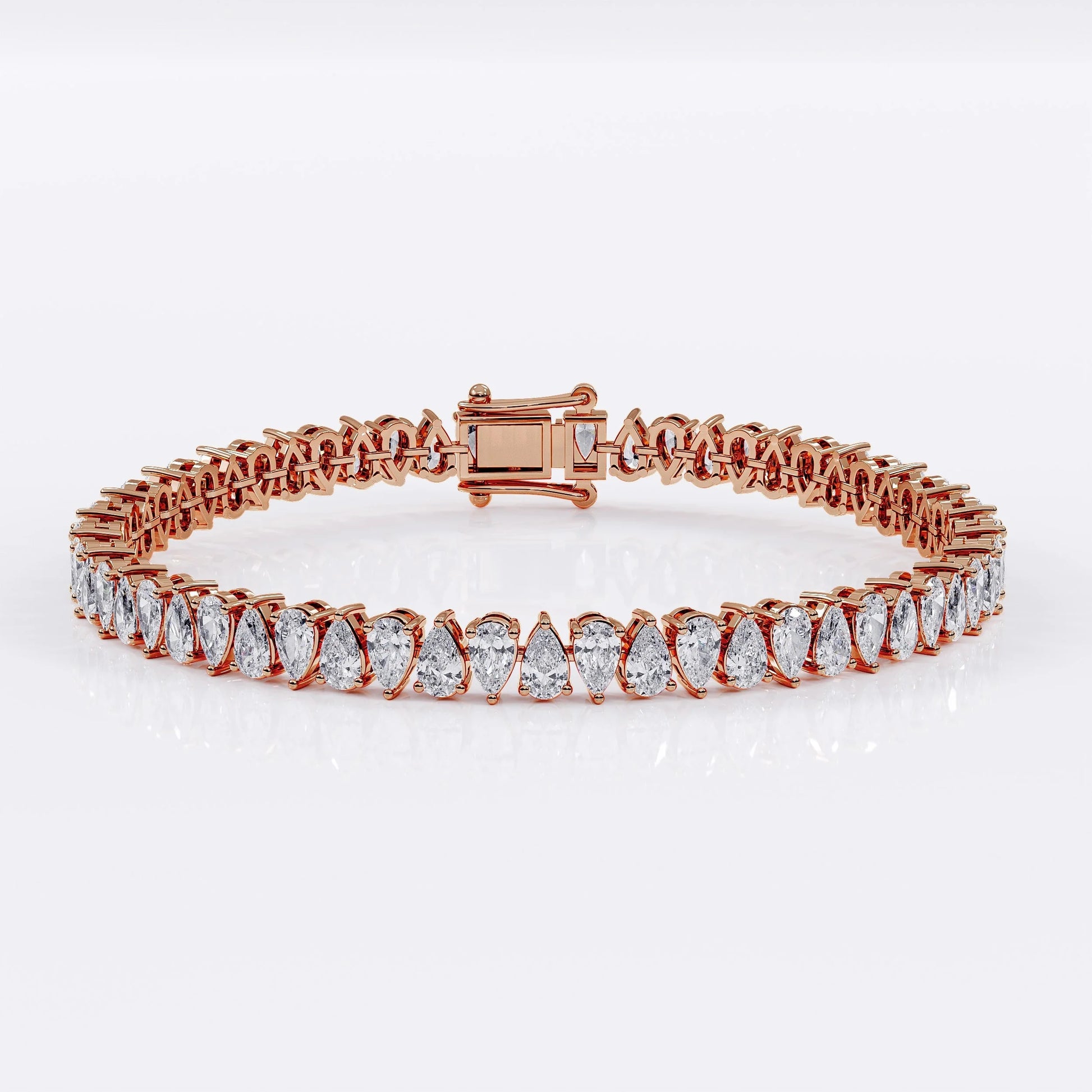Pear_Tennis_Bracele La Stella Jewels