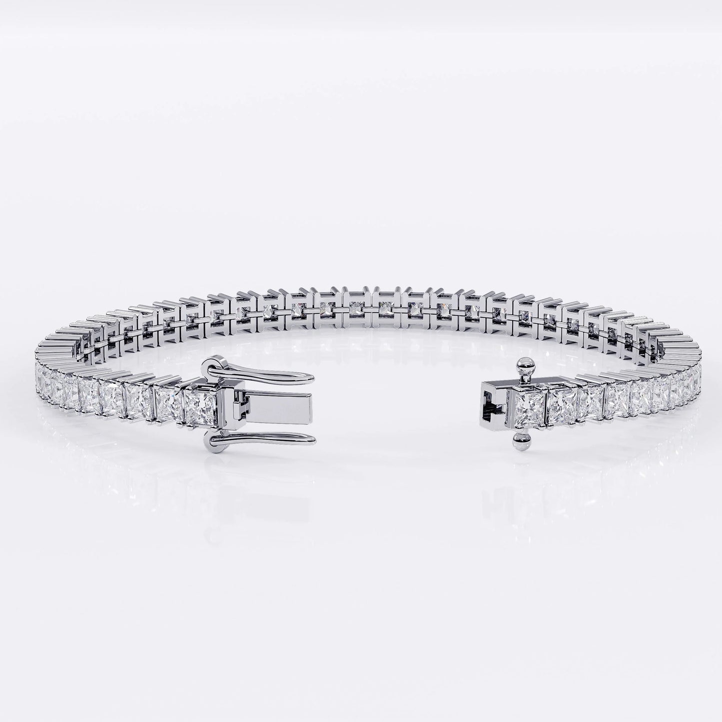 Princess_cut_tennis_bracelet_for_women La Stella Jewels