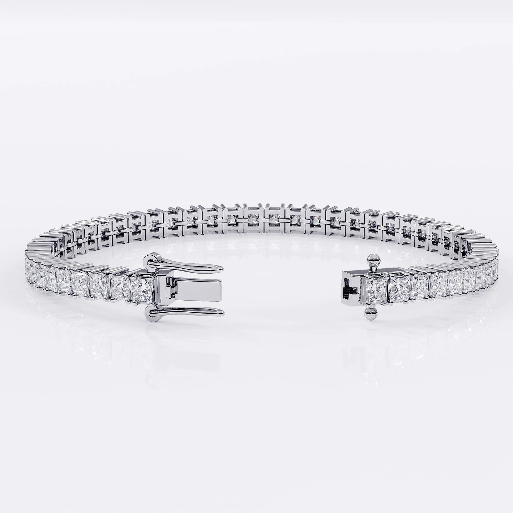 Princess_cut_tennis_bracelet_for_women La Stella Jewels
