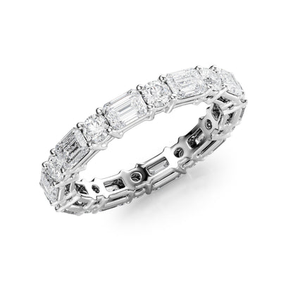 3.3ct Astoria Round Cut Moissanite Ring - Silver