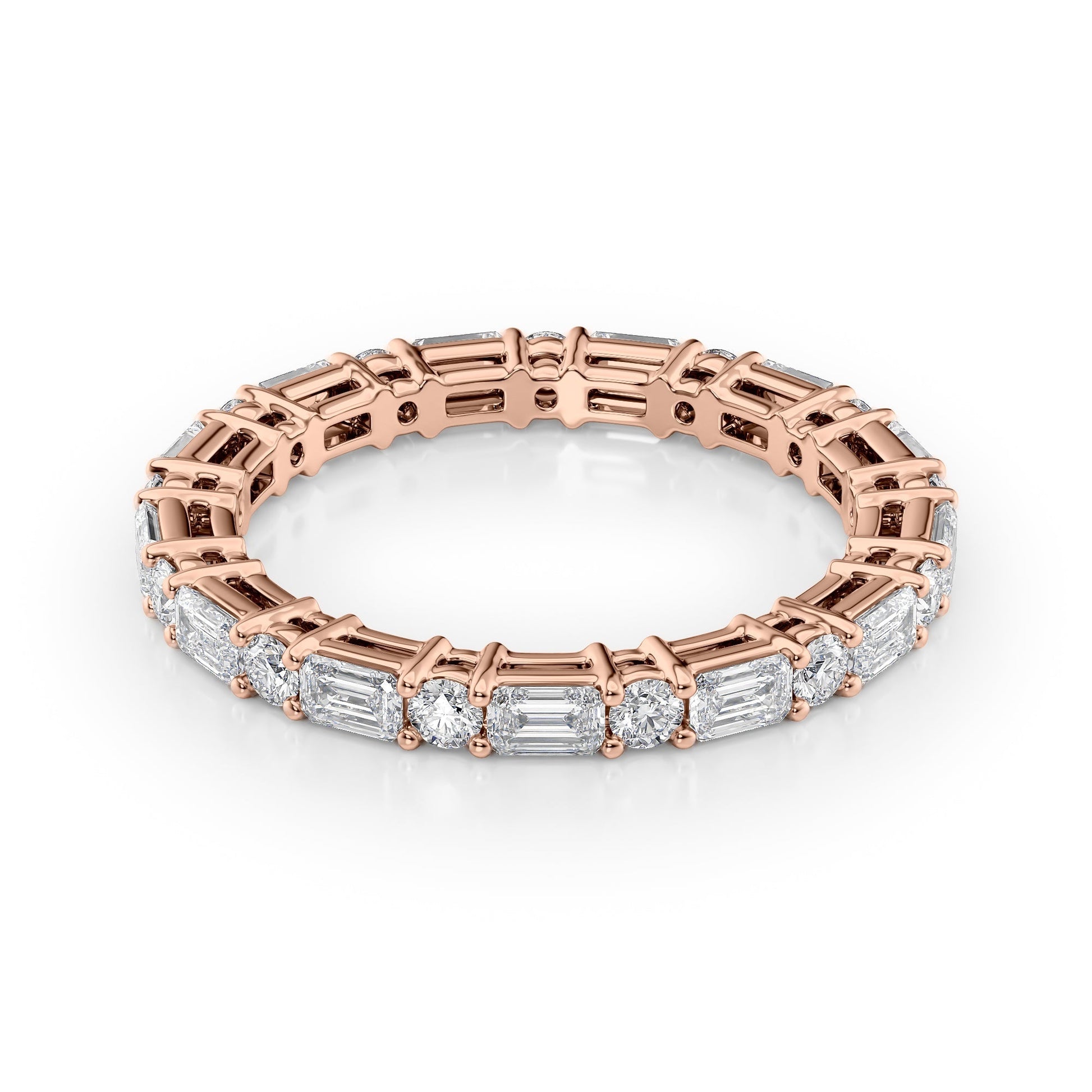 1.7ct Silara Round Cut Moissanite Ring - Rose Gold